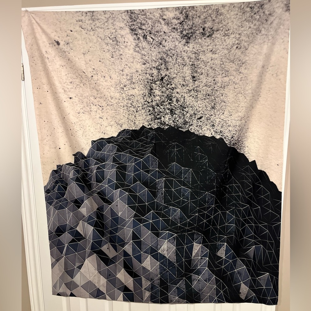 Society6 Unique Geometric Print Tapestry 51” x 60”
